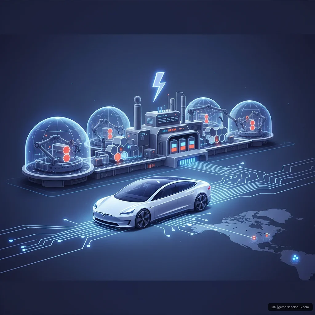 爱游戏 - 特斯拉宣布新型电池生产线落地，引领生产制造革新 配图1