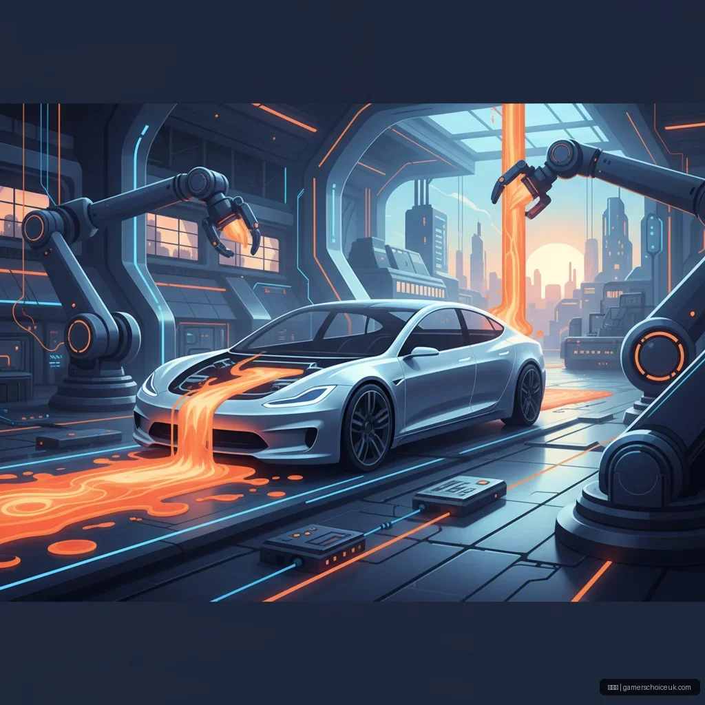 爱游戏 - 特斯拉宣布推出全新制造技术：Gigafactory 量产创新 配图1